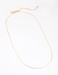 Gold Plated Medium Detailed Chain Necklace - link has visual effect only