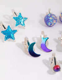 Kids Sky Clip On Earring 5-Pack - link has visual effect only