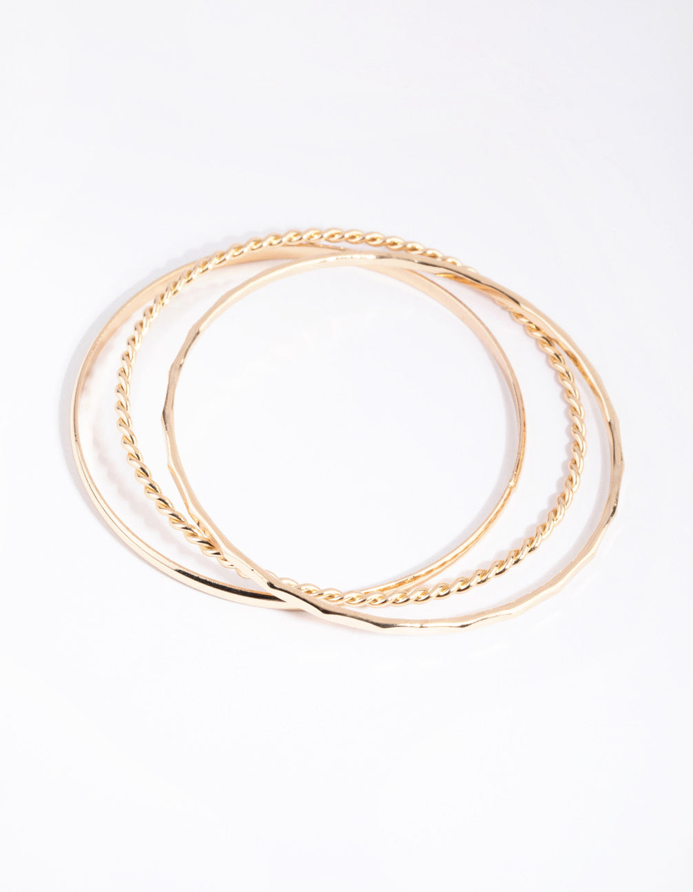 Gold Detail & Plain Bangle Pack
