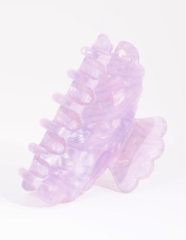 Kids Marble Hair Claw Clip