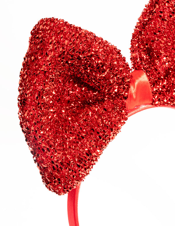 Kids Sparkle Bow Headband