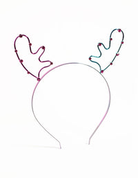 Kids Festive Diamante Antler Headband - link has visual effect only