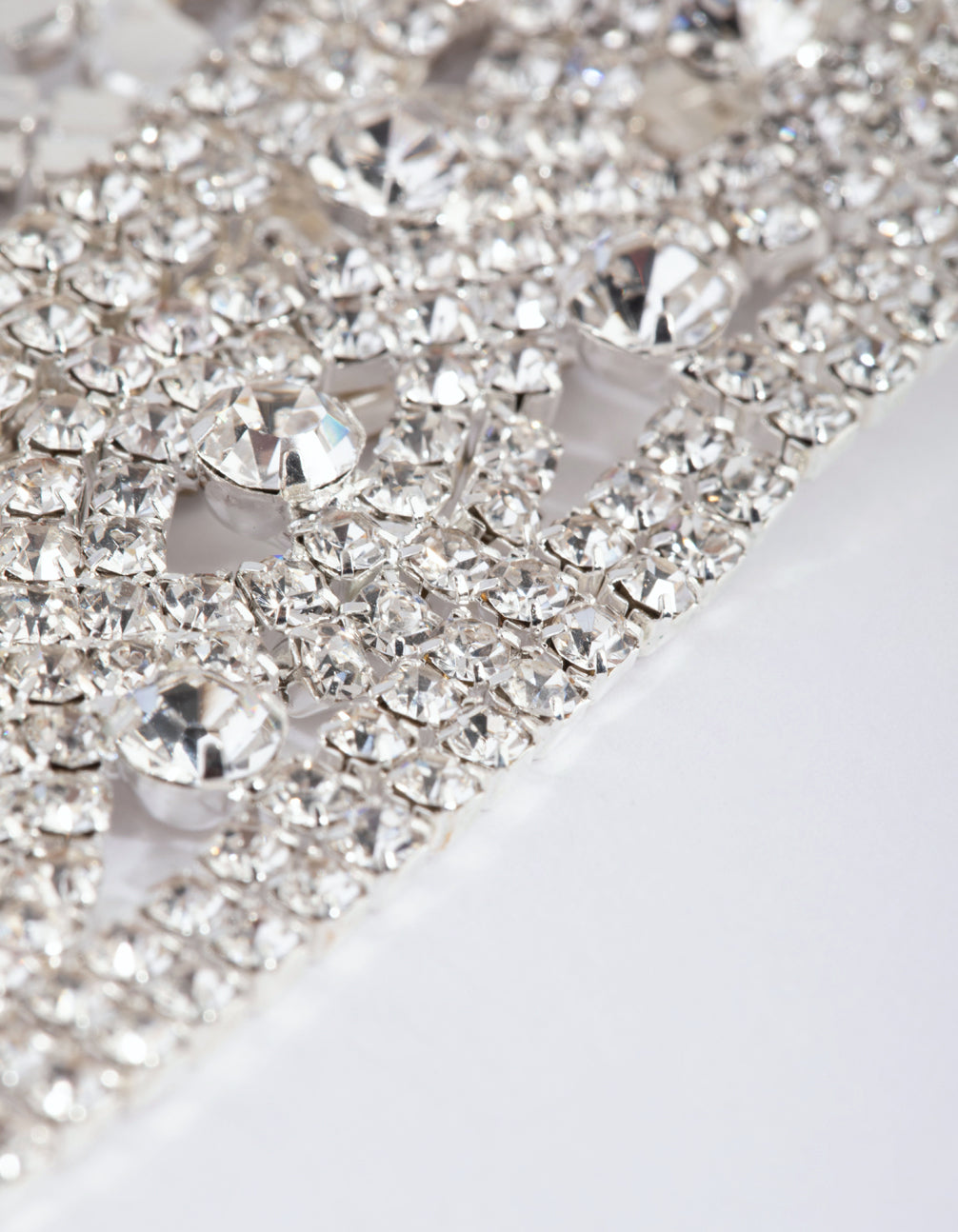 Silver Diamante Statement Choker