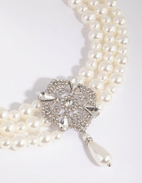 Silver Glamorous Choker - link has visual effect only