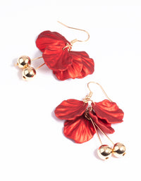 Red Cloud Earrings - link has visual effect only