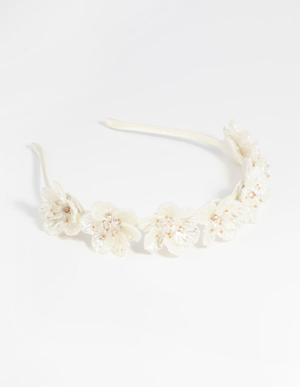 Flower & Pearl Headband