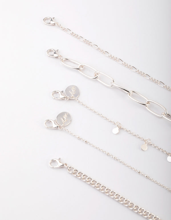 SIlver Cord Choker