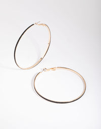 Gold Glitter Hoop Earrings - link has visual effect only