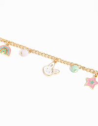 Kids Bunny Charm Bracelet - link has visual effect only