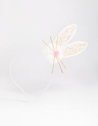 Kids Pom Pom Bunny Headband - link has visual effect only