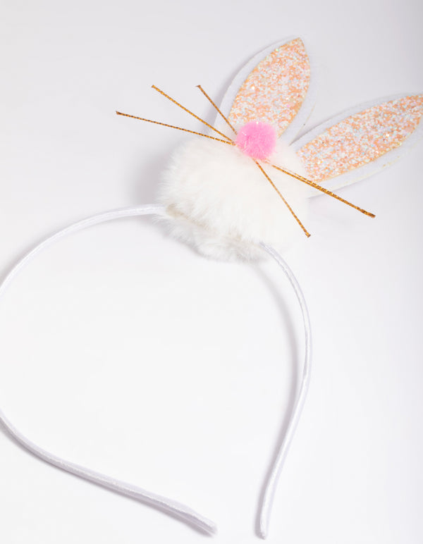 Kids Pom Pom Bunny Headband