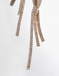 Rose Gold Snake Drop Earrings - link has visual effect only