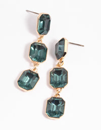 Emerald Green Drop Earrings - link has visual effect only