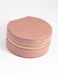 Blush Round Jewellery Box - link has visual effect only