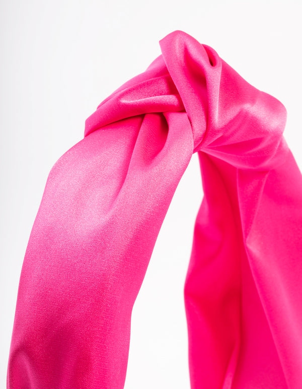 PInk Twisted Knot Headband