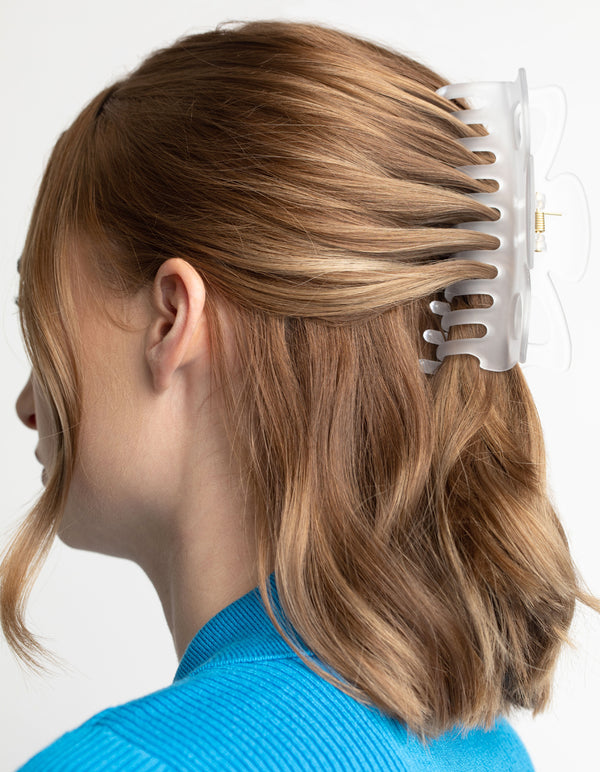 Clear Triangular Outline Claw