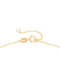 Gold Plated Sterling Silver Cubic Zirconia Heart Necklace - link has visual effect only