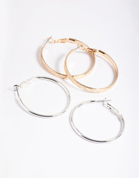 Simple Hoop Earrings Pack - link has visual effect only