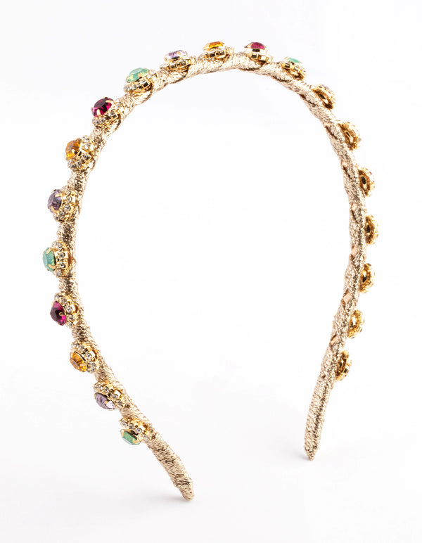 Mixed Stone Diamante Headband