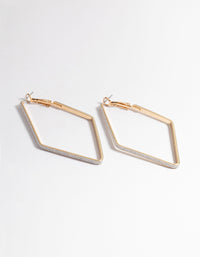 Glitter Paper Diamond Hoop Earrings - link has visual effect only