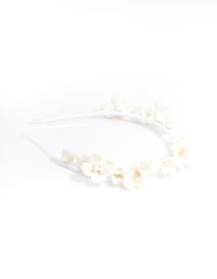 White Flower Headband - link has visual effect only