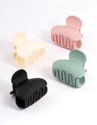 Acrylic Matte Mini Claw Clip 4-Pack - link has visual effect only