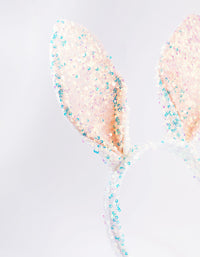 Kids Fabric Sequin Bunny Ear Headband - link has visual effect only