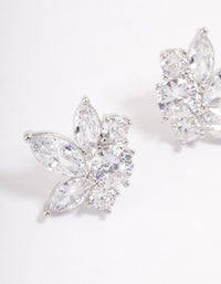 Silver Lotus Stud Earrings - link has visual effect only