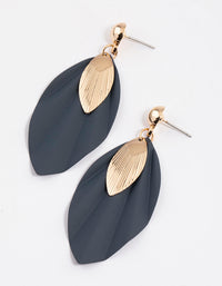 Blue Marquise Fan Drop Earrings - link has visual effect only