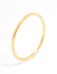 Gold Plated Sterling Silver Thin Band Ring - link has visual effect only