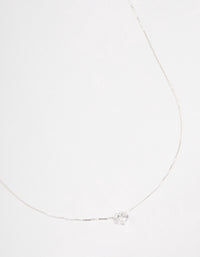 Sterling Silver Classic Claw Pendant Necklace - link has visual effect only