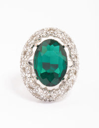 Silver Opulent Oval Ring - link has visual effect only
