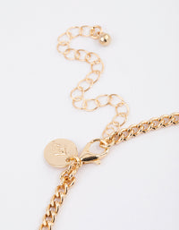 Gold Statement 3D Fine Flower Necklace - link has visual effect only