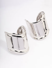 Silver Statement Large Wrist Cuffs - link has visual effect only