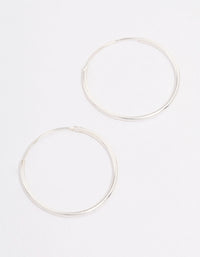 Sterling Silver Hoop Earrings 20mm - link has visual effect only