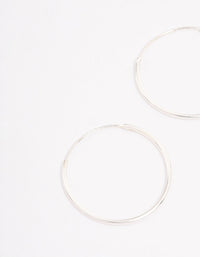 Sterling Silver Hoop Earrings 20mm - link has visual effect only