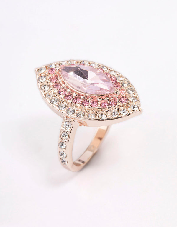 Rose Gold Opulent Marquise Ring