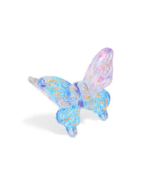 Purple Ombre Butterfly Stud Earrings - link has visual effect only