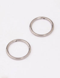 Titanium Fine Sleeper Earring 8mm - link has visual effect only