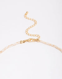 Gold Plated Bohemian Mini Disc Short Necklace - link has visual effect only