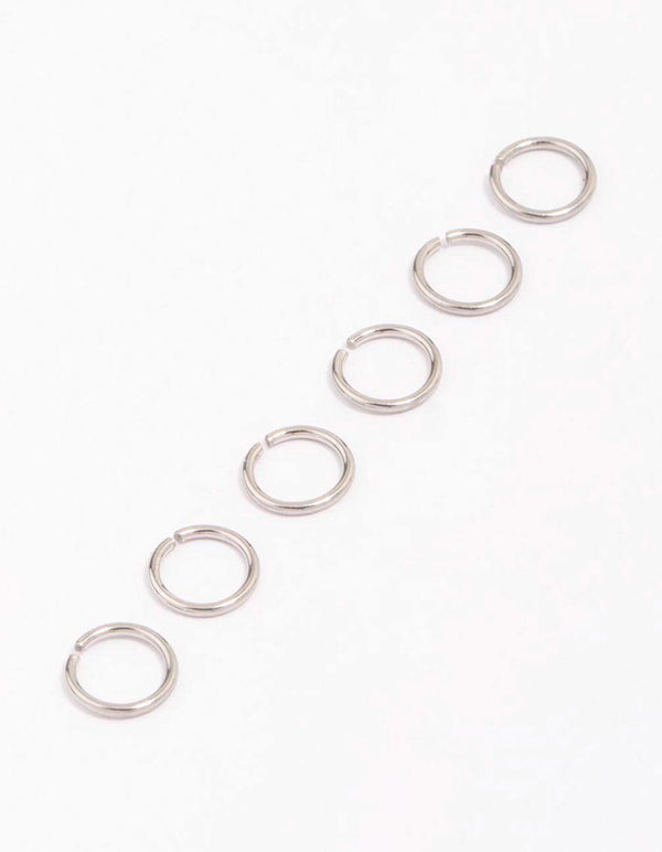 Surgical Steel Ring Nose 6-Pack
