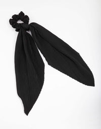 Black Plisse Fabric Scarf - link has visual effect only