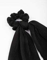 Black Plisse Fabric Scarf - link has visual effect only