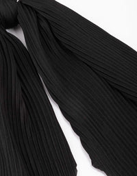 Black Plisse Fabric Scarf - link has visual effect only