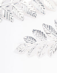 Silver Detailed Vine Hair Clip Pack - link has visual effect only