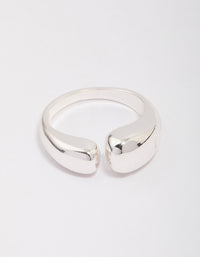 Silver Plated Open Band Ring - link has visual effect only