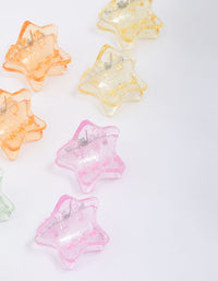 Kids Star Mini Hair Claw Clip 10-Pack - link has visual effect only