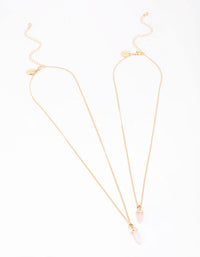 Gold Semi-Precious Shard Necklace Pack - link has visual effect only