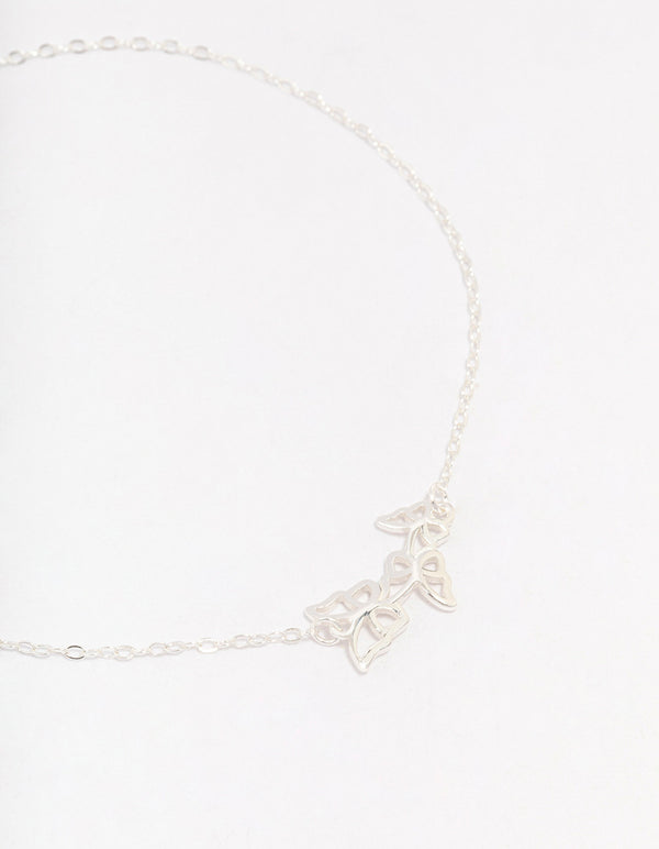 Sterling Silver Butterfly Chain Bracelet