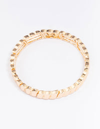 Gold Wave Stretch Bracelet - link has visual effect only